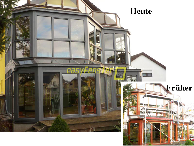 Easyfenster Aluprofile Aluverlegeprofile für Holzfenster