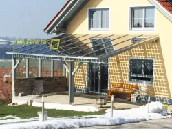 Glasadach Mit Solarzellen