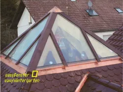 Dachverglasung-Pyramide-Isolierglas
