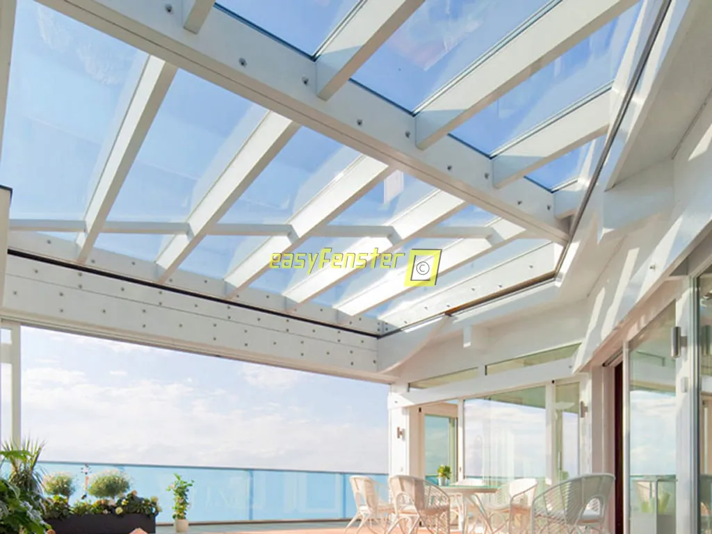 Aluprofile für dauerhaft dichte Dachverglasungen