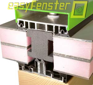 Wintergartenprofile gedämmt - isoliert für Energiesparverglas