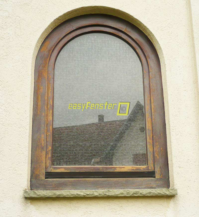Fensterblenden für Rundbogenfenster
